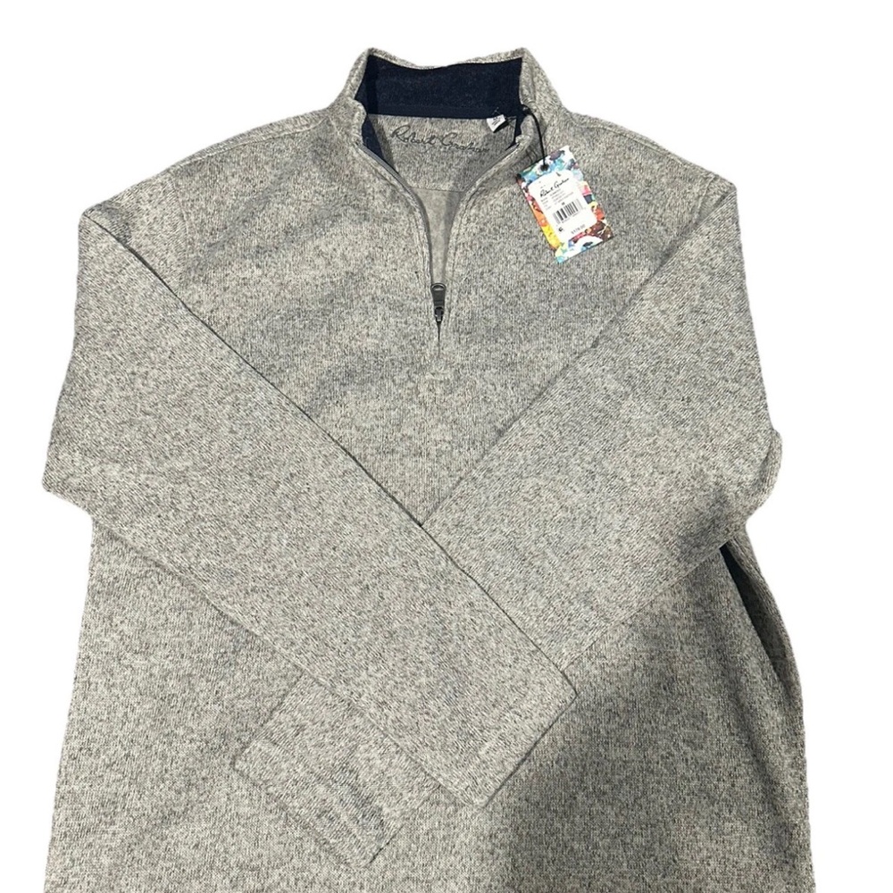 Robert Graham Gray Zip-Up Sweater